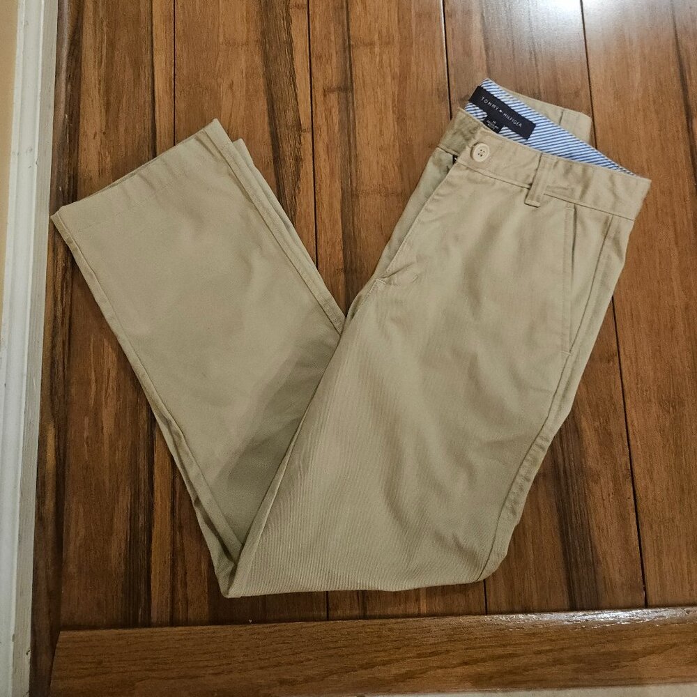 BOYS TOMMY HILLFIGER CHINO SLACKS, BOYS 10